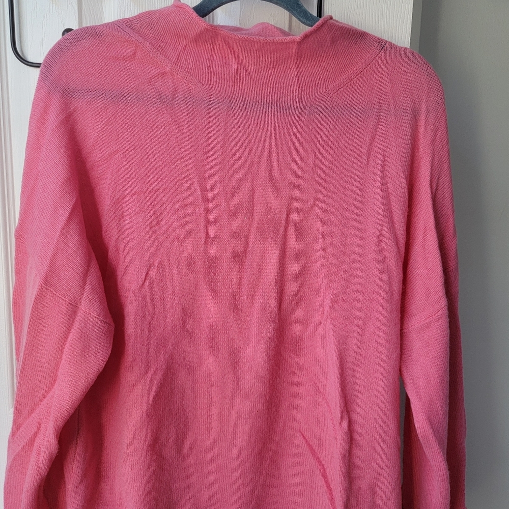 J. Crew Vibrant Pink Cashmere Sweater